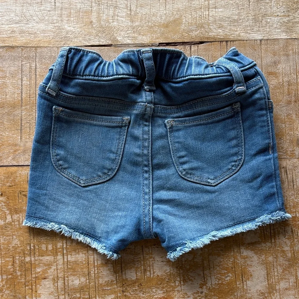 GAP Girls Distressed Jean Shorts 3t